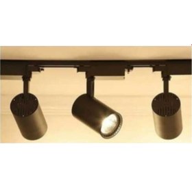 Resim 30W Led Ray Spot 3Lü Set -Siyah Kasa- Günışığı 