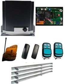 Resim Dkc 1000 Kg Yana Kayar Otomatik Bahçe Kapı Motoru Seti 