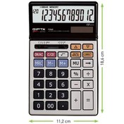 Resim Gıpta Hesap Makinesi Masa Üstü 12 Hane F3040 
