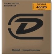Resim Jim Dunlop DBFS40120M Flatwound 5 Telli Bas Gitar Teli (40-120) 