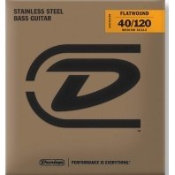 Resim Jim Dunlop DBFS40120M Flatwound 5 Telli Bas Gitar Teli (40-120) 