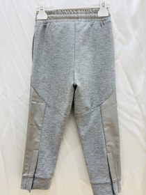 Resim Erkek Çocuk Beli Lastikli ve Paraşüt Kumaşlı Kordonlu Paçası Fermuarlı Jogger Eşofman Altı - Gri - 6 Yaş 