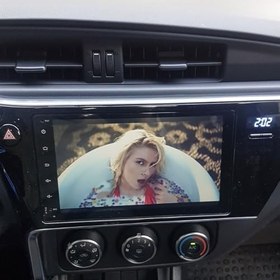 Resim Toyota Corolla İle Uyumlu- Araç Multimedya Ekran - 4GB 64GB - S - Black - 2017-2018 - 9 Inch - MYWAY - RED 