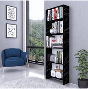 Resim DEKORFİM Lagom 5 Raflı Kitaplık Bendir 