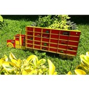 Resim BELİNAY ÇOCUK DÜNYASI Kırmızı-sarı Tır Rafı-boş Kasa 