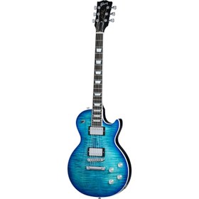 Resim Gibson Les Paul Modern Figured Elektro Gitar (Cobalt Burst) 