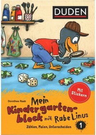 Resim Cornelsen Mein Kindergartenblock Mit Rabe Linus 1 : Zählen, Malen, Unterscheiden 
