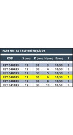 Resim 6mm Cam Yeri Bıçağı Z3 (3 Ağızlı) 