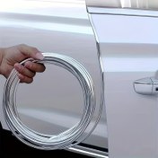 Resim 5m rulo {araba parlaklık çarpışma önleyici şerit} Kapı kapatma bandı/görünmez açılır çizilme önleyici bant kaplama kapı yapışkan şeridi Araba kapısı dekoratif çarpışma önleyici şerit/görünmez çizilme önleyici yapışkan şerit gövde koruma çizilme önleyici yapışkan şerit 