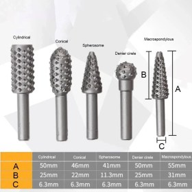 Resim Speed Out Matkap Ucuna Takılan Elmas Kalıpçı Taşlama Seti Döner Törpü Matkap Dremel Set 