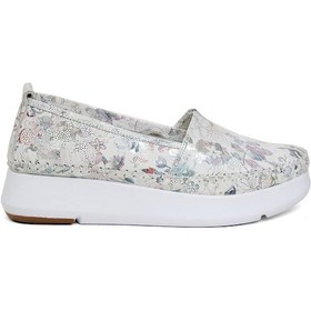 Resim Elit Mn057c Kadın Hakiki Deri Espadril Beyaz-beyaz Beyaz 