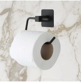 Resim Brl Buffer Kendiliğinden Yapışkanlı Siyah Paslanmaz Metal Kapaksız Tuvalet Kağıtlığı Aparatı Çok Renkli 