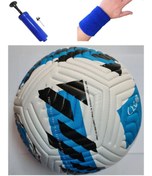Resim Avessa Orijinal Futbol Topu Pompa Hediyeli Sert Zemin Halı Saha Futbol Topu Mavi No:5 Pompa + Bileklik 