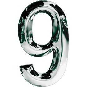 Resim Alet Çantam Posta Kutusu Yapışkanlı Rakam Metal Kapı Numarası No:9 