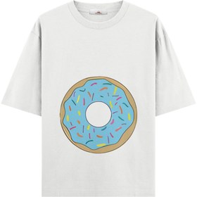 Resim Donut Boy - Hamile Oversize Tshirt - Mor / S / Oversize 