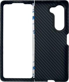 Resim Nettech Samsung Galaxy Uyumlu Z Fold 5 Uyumlu Karbon Seri Arka Koruma Kılıf - Siyah Siyah 