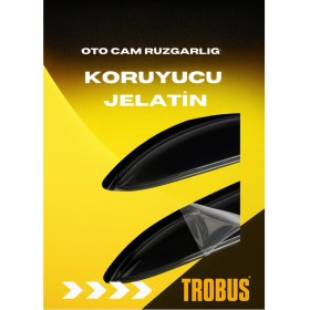 Resim TROBUS Hyundai Starex Minibüs Tüm 2'li Mügen Tip Cam Rüzgarlığı 2'li Takım 