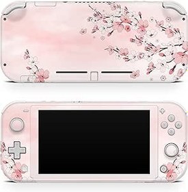 Resim TACKY DESIGN Sakura Cilt Nintendo Switch lite Cilt ile Uyumlu, Kiraz Çiçeği Cilt Anahtarı lite Kapak Vinil 3m Çıkartma Sevimli Tam Sarma Anahtarı lite Aksesuarları 