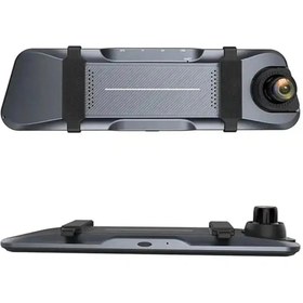 Resim Genel Markalar 9,66 Inç Uyumlu Dokunmatik Ekran 2 Kameralı 1080p Hd Araç Kamerası 