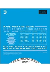 Resim D'addario Exl170-6 Long Scale 6 Telli Bas Gitar Teli 32-130 