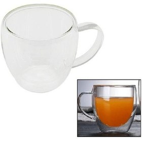 Resim Yakut 11301 Çift Cidarlı Kulplu Bardak 250 Ml 