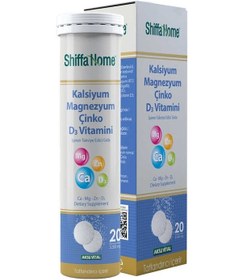 Resim Kalsiyum - Magnezyum - Çinko - D3 Vit Shiffa Home 