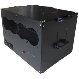 Resim RigBu Kapalı Mining Rig Kasası SK53 Fanlı Siyah 