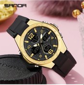 Resim Gaojunshop01 Siyah Altın Çift Tarzı Sanda Spor Elektronik Saati Gece Işığı Çift Ekran Hediye Diğer 