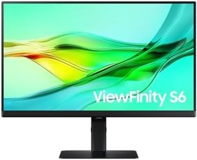 Resim Samsung ViewFinity S6 S60UD, 24" inç, QHD, 2K, 2560 x 1440, 5ms, 100Hz, HDR10 Monitör, LS24D600UAUXUF 