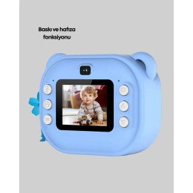 Resim Değirmen Grup Çocuk Şipşak Kamera – 24MP Hd Çift Lensli Termal Baskı Teknolojili 