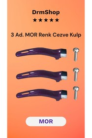 Resim shopdrm Üniversal Cezve Sapı Renkli Cezve Kulbu 3 adet 