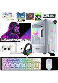 Resim Fazeon Astra X470 R7-7800X3D 32 GB 1 TB M.2 NVMe SSD 8 GB RTX5060 24.5" Free Dos Masaüstü Oyuncu Bilgisayarı 