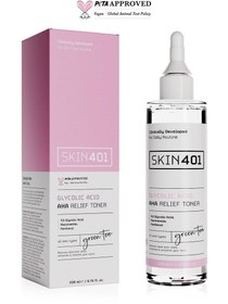 Resim Skin401 %5 glycolic acid aha relief toner 200 ml 