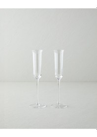 Resim English Home Lustrous Kristal 2 Li Kahve Yanı Kadeh 85 Ml Şeffaf Şeffaf 