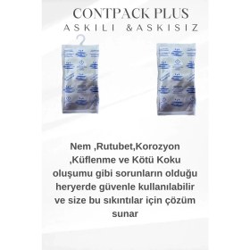 Resim Contpack Plus Askısız Nem Alıcı Rutubet Engelleyici Konteyner Kurutucu 2 Adet 760 Gr 