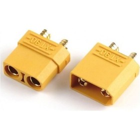 Resim Ceysanticaret Xt90 18650 Pil Batarya Konnektör Takım Dişi+Erkek Çift 