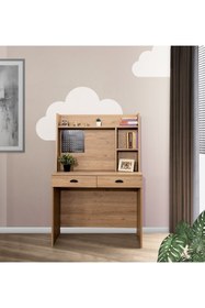 Resim Setay Noce Genç Odası - 3 Kapılı Dolap, Karyola, Komodin, Masa, Şifonyer 