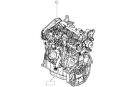 Resim Renault-Mais-Orjinal 8201532500 Komple Motor Renault Talisman 1.6dcı 130BG 8201532500 