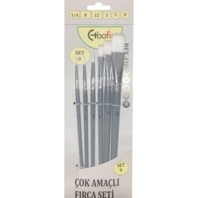 Resim Bafix Fırça Seti Çok Amaçlı Artist 6 Lı (3-5-8-3/4-8-12) Set-9 70909 