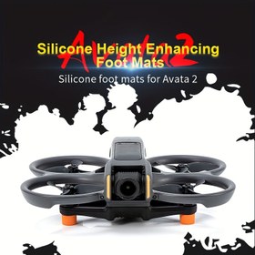 Resim DJI Avata2 Drone Alt Koruma Silikon Yükseltme Pedi DJI Drone Aksesuarları 6 adet 