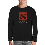 Resim Dota 2 - Logo2 Siyah Çocuk Sweatshirt 