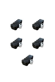 Resim omeyva Termal Pos Yazar Kasa Rulosu - Pos Kağıdı - Beyaz - 56 mm x 12 Metre - 10 Adetlik 5 Paket 