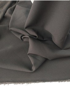 Resim Telalı Siyah Renkte Krep Kumaş 140x160cm-11290 