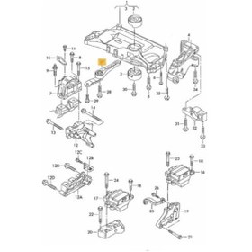 Resim Audi A3 Leonaltea Octavia Superb 1.4 1.6 03 Şanzuman Kulagi Arka 