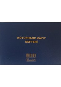 Resim Kocaoluk Kütüphane Kayıt Defteri Cilt Kapak 100 Yp. 