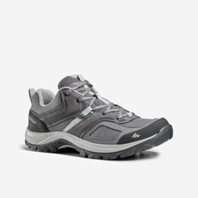 Resim Decathlon Quechua Kadın Outdoor Ayakkabı - Gri / Yeşil - Mh100 
