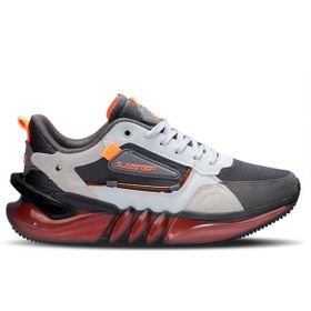 Resim Slazenger Zenon Sneaker Erkek Ayakkabı Gri / Turuncu 