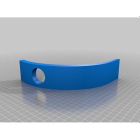 Resim Opencart Kavisli Şarap Şişesi Tutucu Sadece Plastik Aparattır 