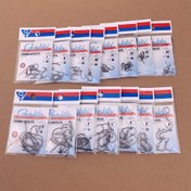 Resim 40 Adet/Lot Gama50358 Balık Kancası Verimli Çengelli 1/0-14# Olta Ucu 