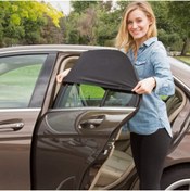 Resim Auracar 2 Adet Araba Oto Araç Arka Yan Cam Güneşlik Arka Koltuk Anne Bebek Çocuk Emzirme Perdesi 